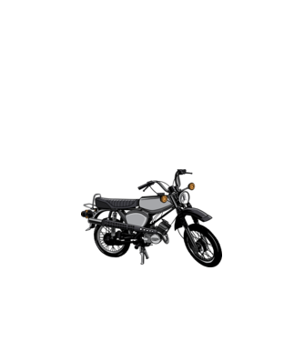 Motocicletă model nisipiu pe tricou