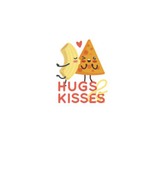'Hawaii pizza dragoste tricou drăguț Valentine''s Day' model negru pe tricou