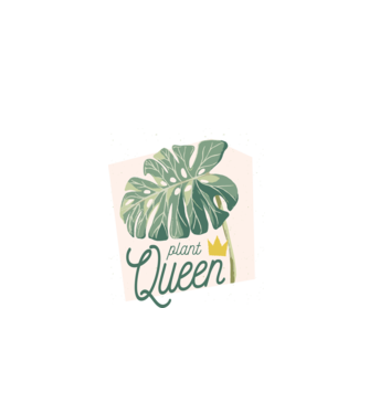 Plant Queen model gri pe tricou