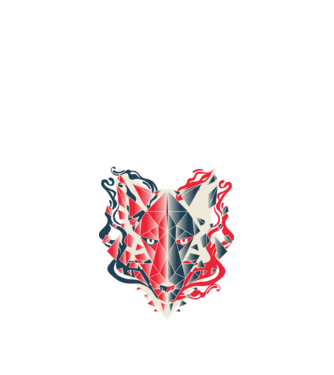 Wolf Head model negru pe tricou