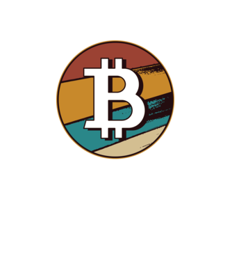Bitcoin to the moon model alb pe tricou