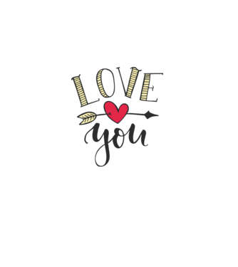 'Te iubesc tricou pentru Valentine''s Day' model alb pe tricou