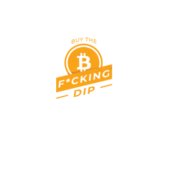 Bitcoin - Buy the fucking dip model negru pe tricou