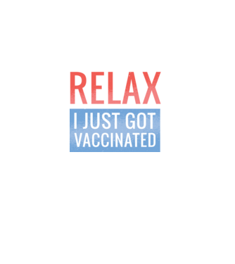 Fii calm, sunt vaccinat model  pe tricou