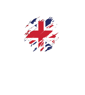 UK Steagul Regatului Unit model negru pe tricou