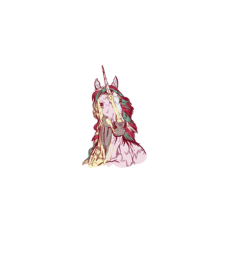 Unicorn colorat model  pe tricou