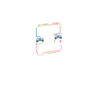 Born to Game Pixel Negru model negru pe tricou