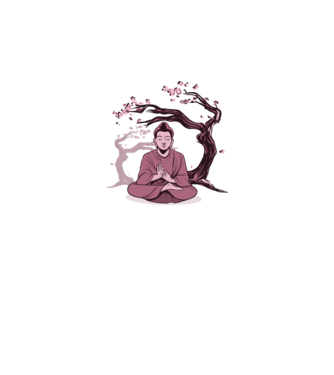 Buddha Meditație model alb pe tricou