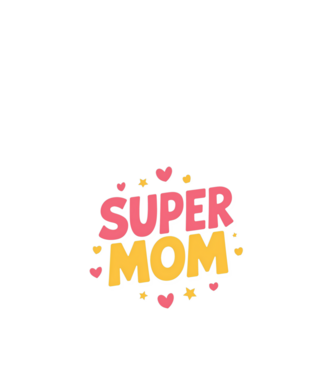 Super Mom Negru model negru pe tricou