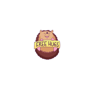 Free Hugs Arici model gri pe tricou