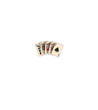 Poker All in model negru pe tricou
