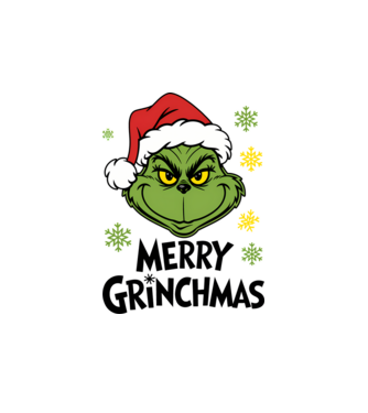 Merry Grinchmas Alb model alb pe tricou