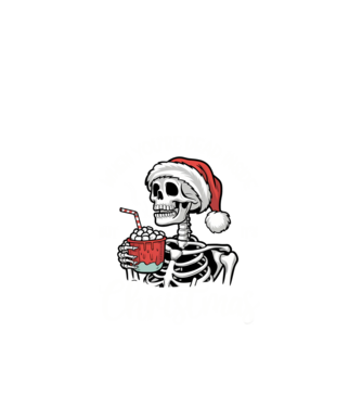 Dead inside, but it's christmas Negru model negru pe tricou
