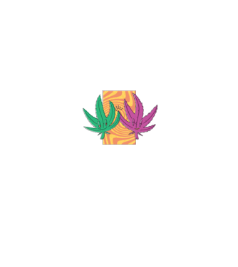 Frunze marijuana salut model negru pe tricou