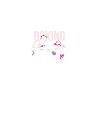 Boxing model negru pe tricou