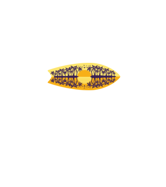 Surfboard model turcoaz pe tricou