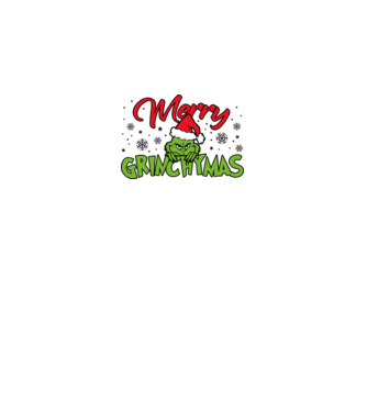 Merry Grinchymas - Grinch model verde închis pe tricou