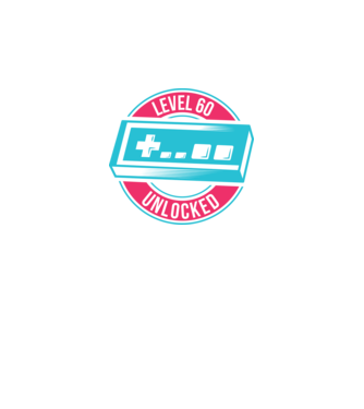 Level 60 Unlocked 60th Birthday model alb pe tricou