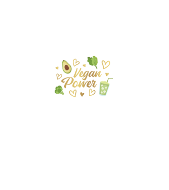 Vegan Power tricou vegan model verde pe tricou