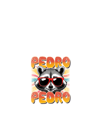 Pedro Pedro groovy retro model alb pe tricou
