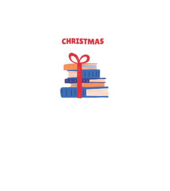 All I want for Christmas is Books tricou cu cărți model negru pe tricou