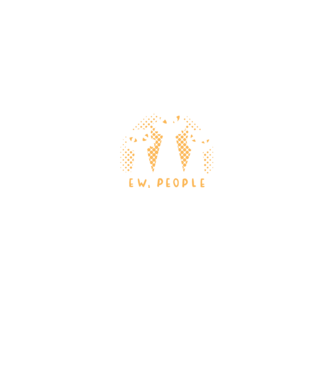 ew, people model negru pe tricou