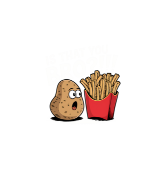 Is that you BRO?!! Negru model negru pe tricou
