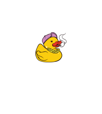 rățușcă de cauciuc Smoker model albastru regal pe tricou