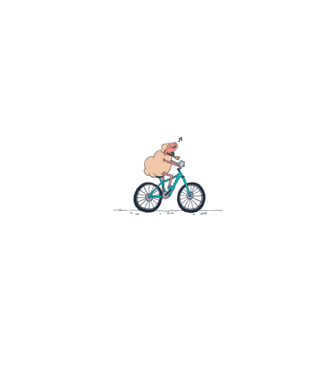 Miel cu bicicletă model alb/roșu pe tricou