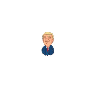 Donald Trump model negru pe tricou