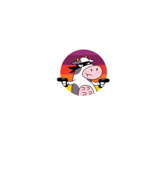 Pew Pew Pew Madafakas Vacă model negru pe tricou