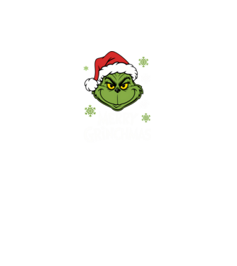 Merry Grinchmas Negru model negru pe tricou
