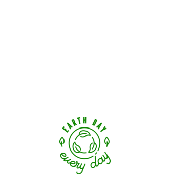 Earth Day Every Day - Ziua Pământului model negru pe tricou