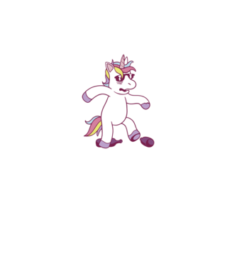 Mahmureală unicorn model gri pe tricou
