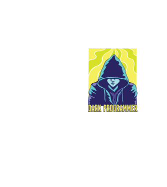 Dark Programmer model galben neon pe tricou