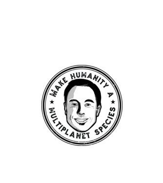 Make humanity a Multiplanet species Elon Musk model verde de măr pe tricou