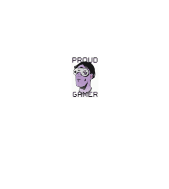 Ochelarii VR Proud Gamer model negru pe tricou