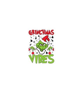 Grinchmas Vibes - Grinch model nisipiu pe tricou