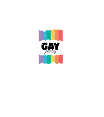 Gay friendly model albastru închis pe tricou