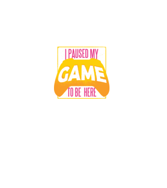 I paused my game to be here tricou amuzant Gamer model negru pe tricou