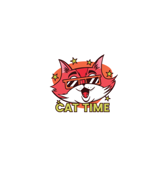 Cat Time Momentul pisicii model gri pe tricou