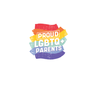 Părinți mândri LGBTQ model albastru închis pe tricou