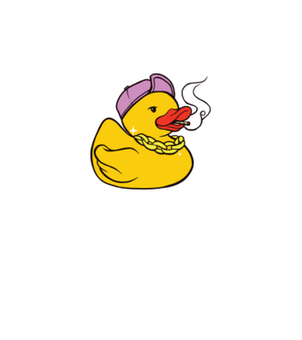 rățușcă de cauciuc Smoker model gri pe tricou