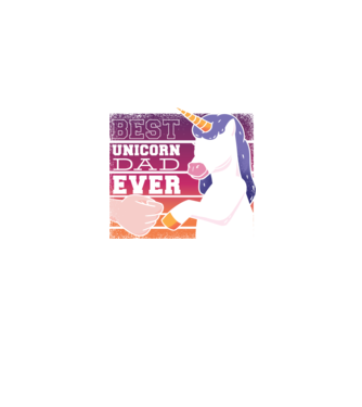 Cel mai bun Tată Unicorn model albastru jeanși pe tricou
