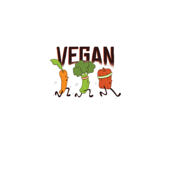Legume vegan model alb pe tricou