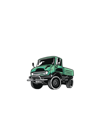 Camion model nisipiu pe tricou