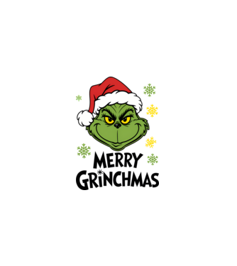 Merry Grinchmas Alb model alb pe tricou