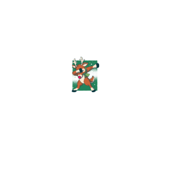 Rudolph DAB model alb pe tricou