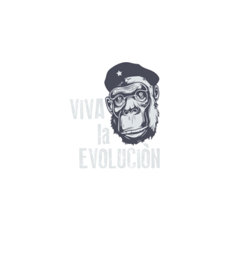 Viva La Evolucion model bordo pe tricou
