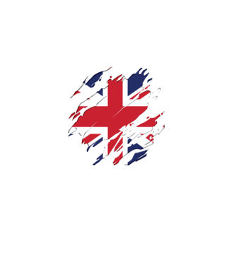 UK Steagul Regatului Unit model negru pe tricou
